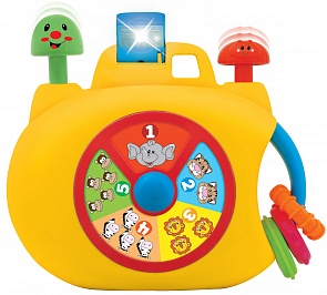 Интерактивная развивающая игрушка - Забавная камера (Kiddieland, KID 047902veg)